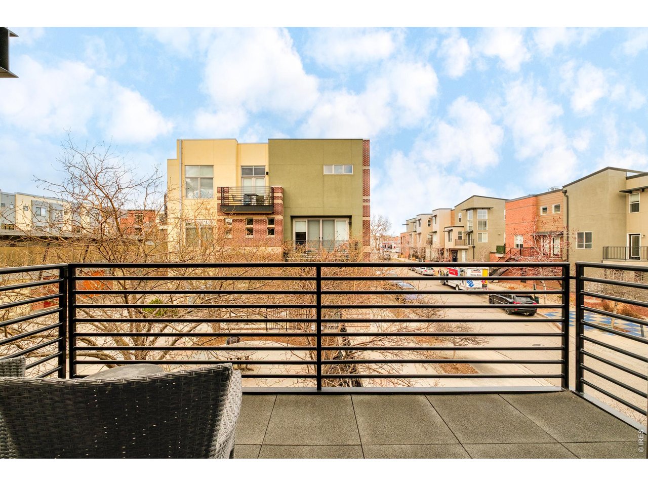4555 13th Street, Unit 2A Boulder, CO 80304 - Photo 9 of 25 balcony looks out over the cool NOBO urban vibe.
