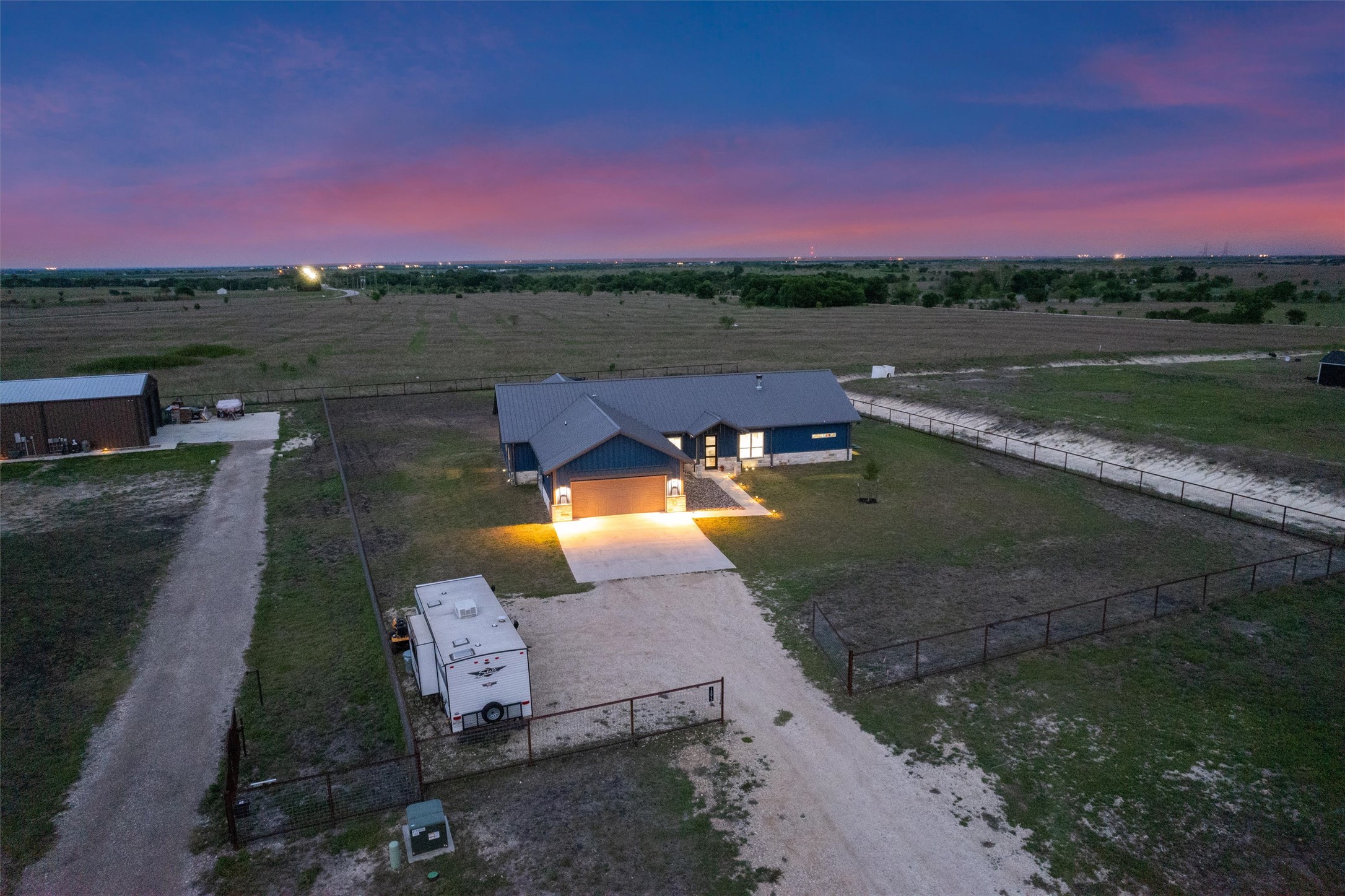 15073 Armstrong Estates Road Salado, TX 76571 - Photo 7 of 40 an aerial view of a house with a lake view