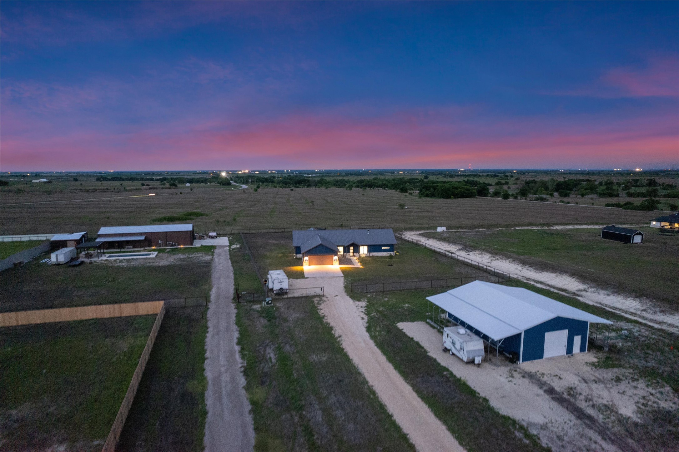 15073 Armstrong Estates Road Salado, TX 76571 - Photo 9 of 40 a view of a lake with a city from a terrace