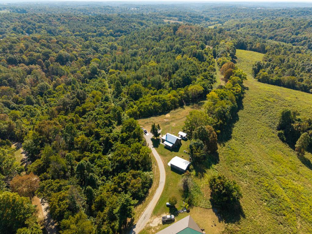 681 Downing Road Stockport, OH 43787 - Photo 16 of 36 Property Aerial View House and Road