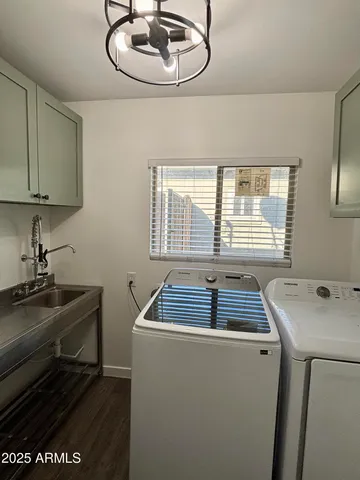 a room with storage and utility