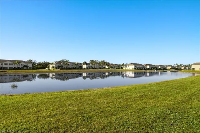 a view of lake with city view