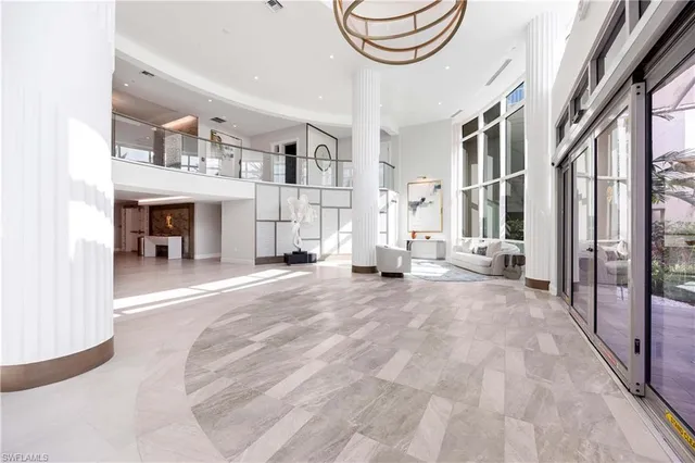 a view of a living room