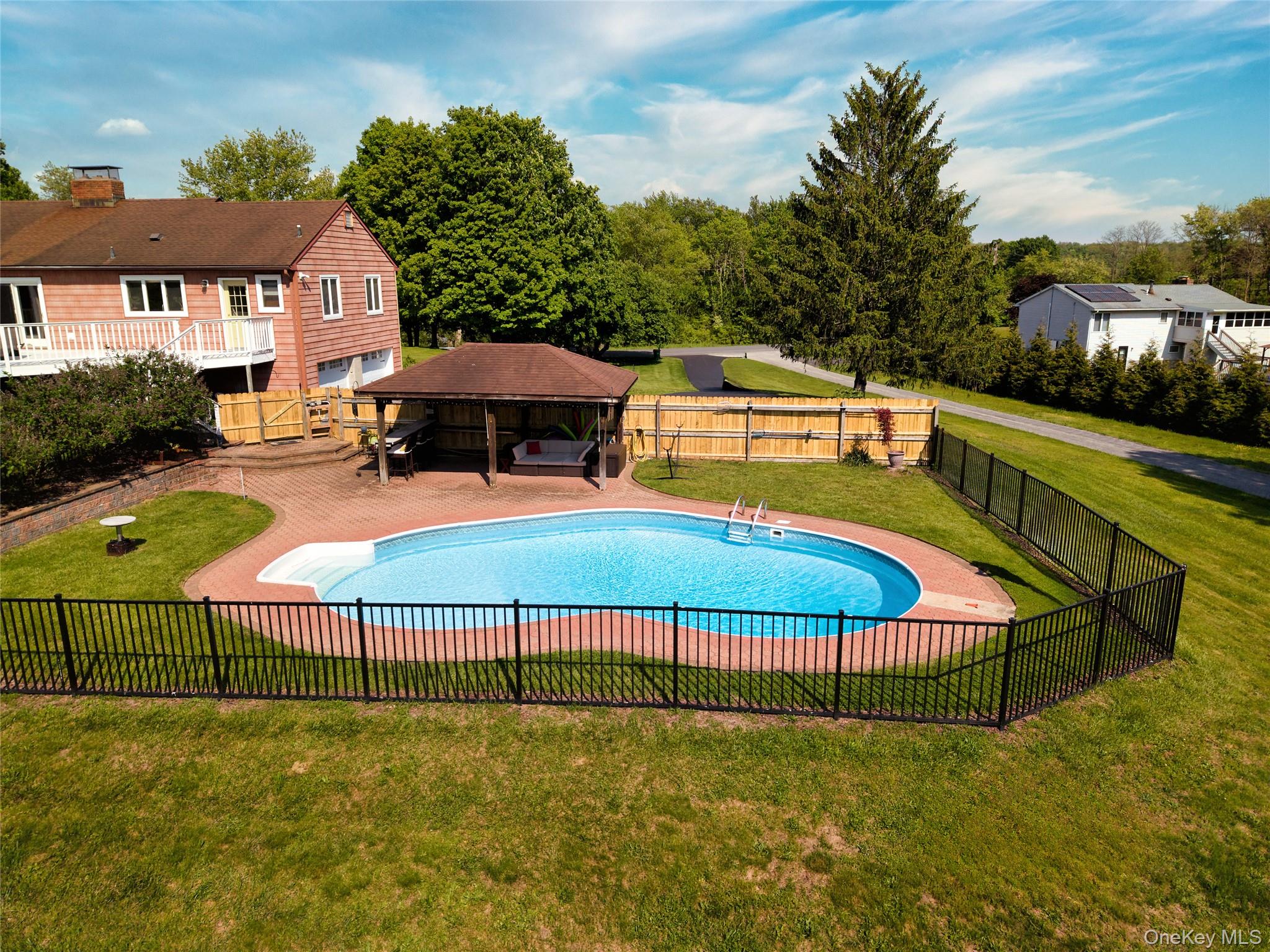 125 Smith Road Pleasant Valley, NY 12569 - Photo 29 of 45 View from Back of House with Cabana