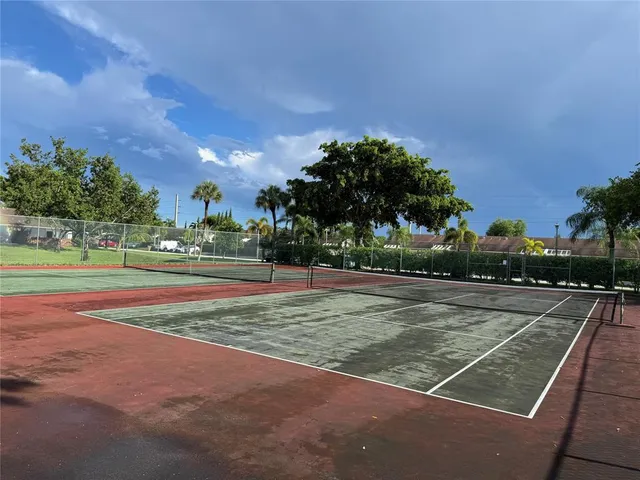 a view of a tennis court