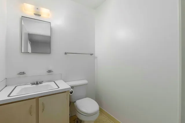 a bathroom with a sink and a toilet