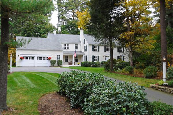 36 Pinecroft Road Weston, MA 02493 - Photo 1 of 19 a view of house with garden and tall trees