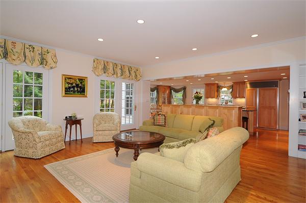 36 Pinecroft Road Weston, MA 02493 - Photo 10 of 19 a living room with furniture and wooden floor