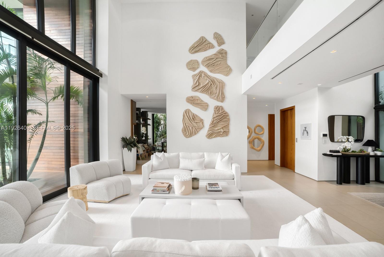 6480 Allison Road Miami Beach, FL 33141 - Photo 60 of 66 a living room with furniture and a large window