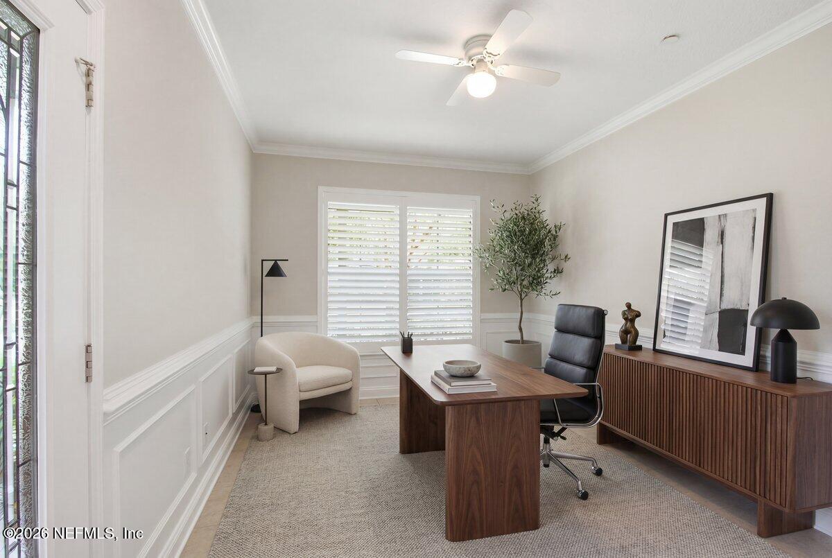 75 Myrtle Park Point Ponte Vedra, FL 32081 - Photo 17 of 38 a view of a workspace with furniture and a window