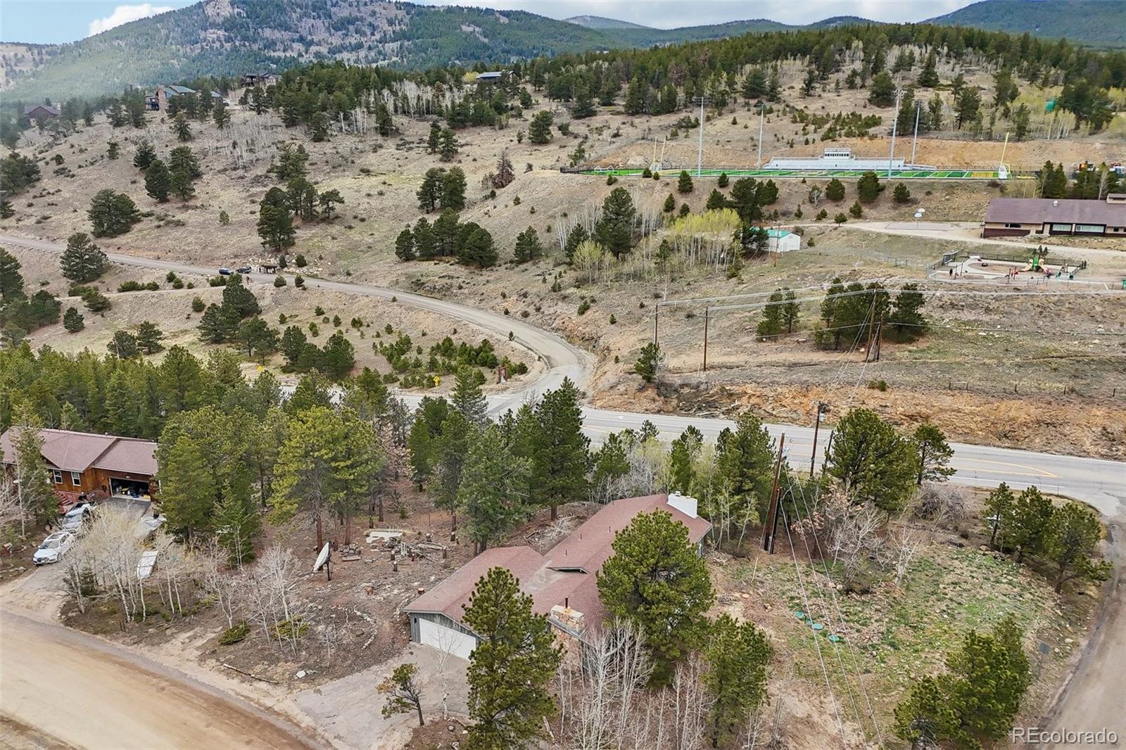 61 Evergreen Road Black Hawk, CO 80422 - Photo 41 of 50 a view of a town with mountains