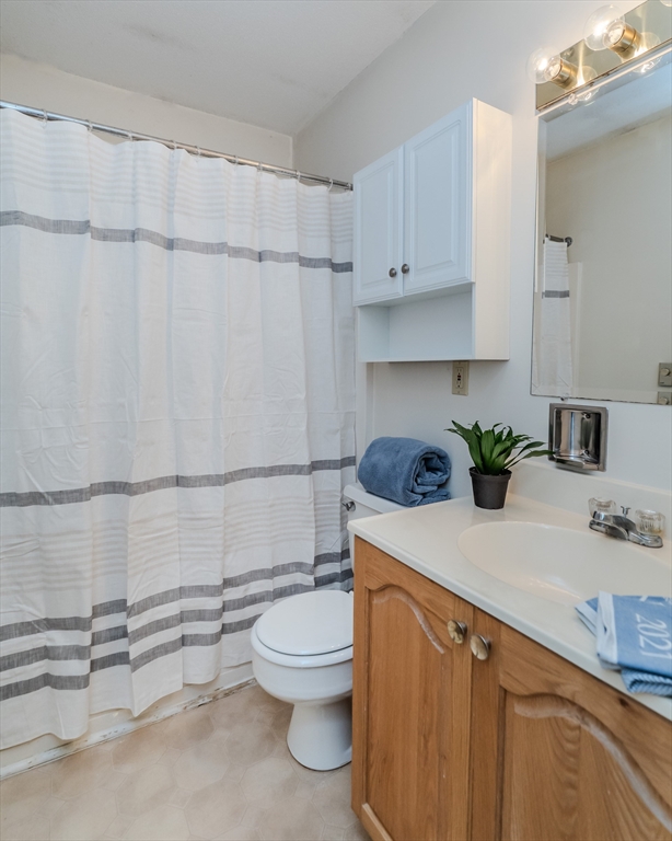 170 East Hadley Road, Unit 123 Amherst, MA 01002 - Photo 18 of 23 a bathroom with a sink a toilet and vanity