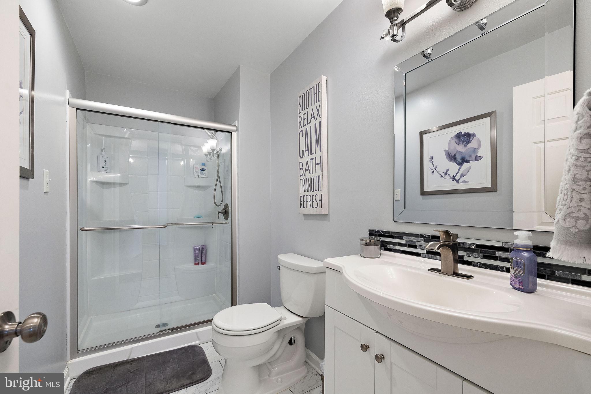 1003 White Birch Drive Newark, DE 19713 - Photo 18 of 54 a bathroom with a sink a toilet and shower