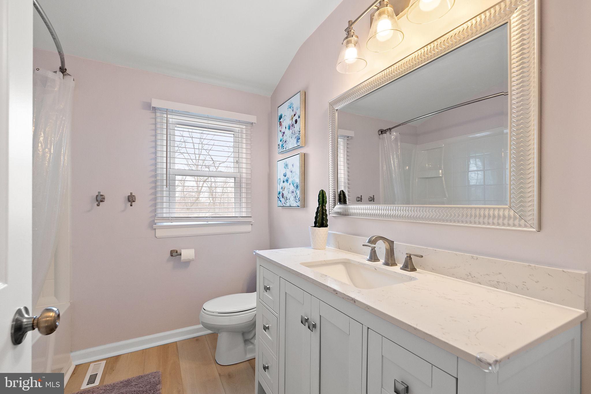 1003 White Birch Drive Newark, DE 19713 - Photo 29 of 54 a bathroom with a toilet sink and mirror