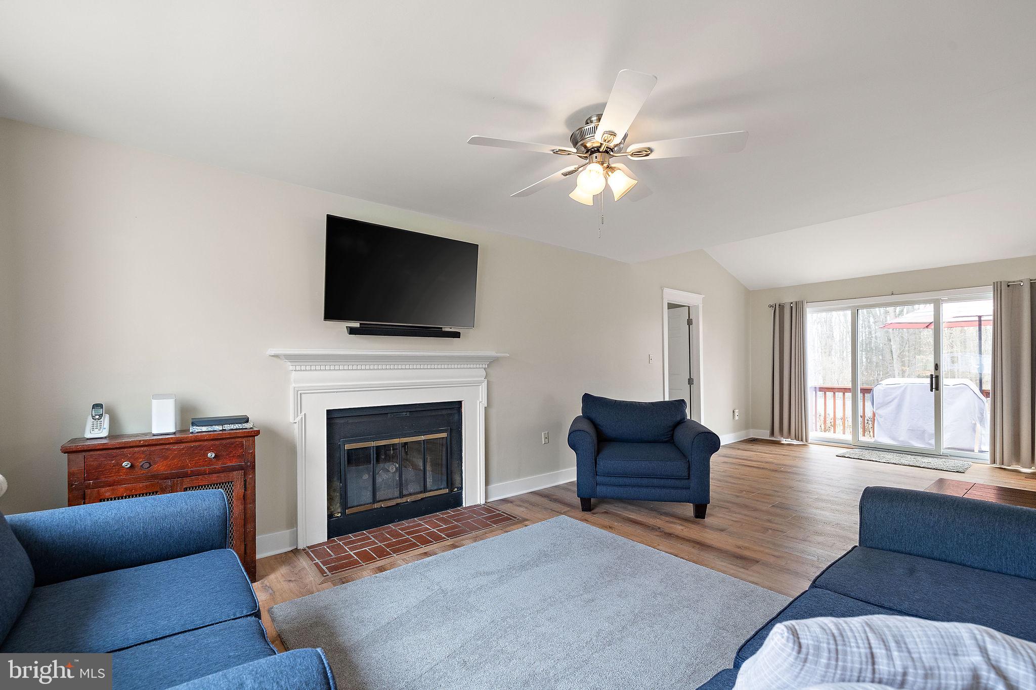 1003 White Birch Drive Newark, DE 19713 - Photo 10 of 54 a living room with furniture a flat screen tv and a fireplace