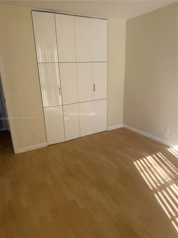 a view of a room with an empty space