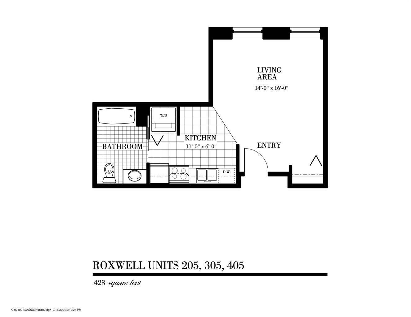 1017 South 2nd Street, Unit 405 Milwaukee, WI 53204 - Photo 31 of 31 Floor Plan pic 405