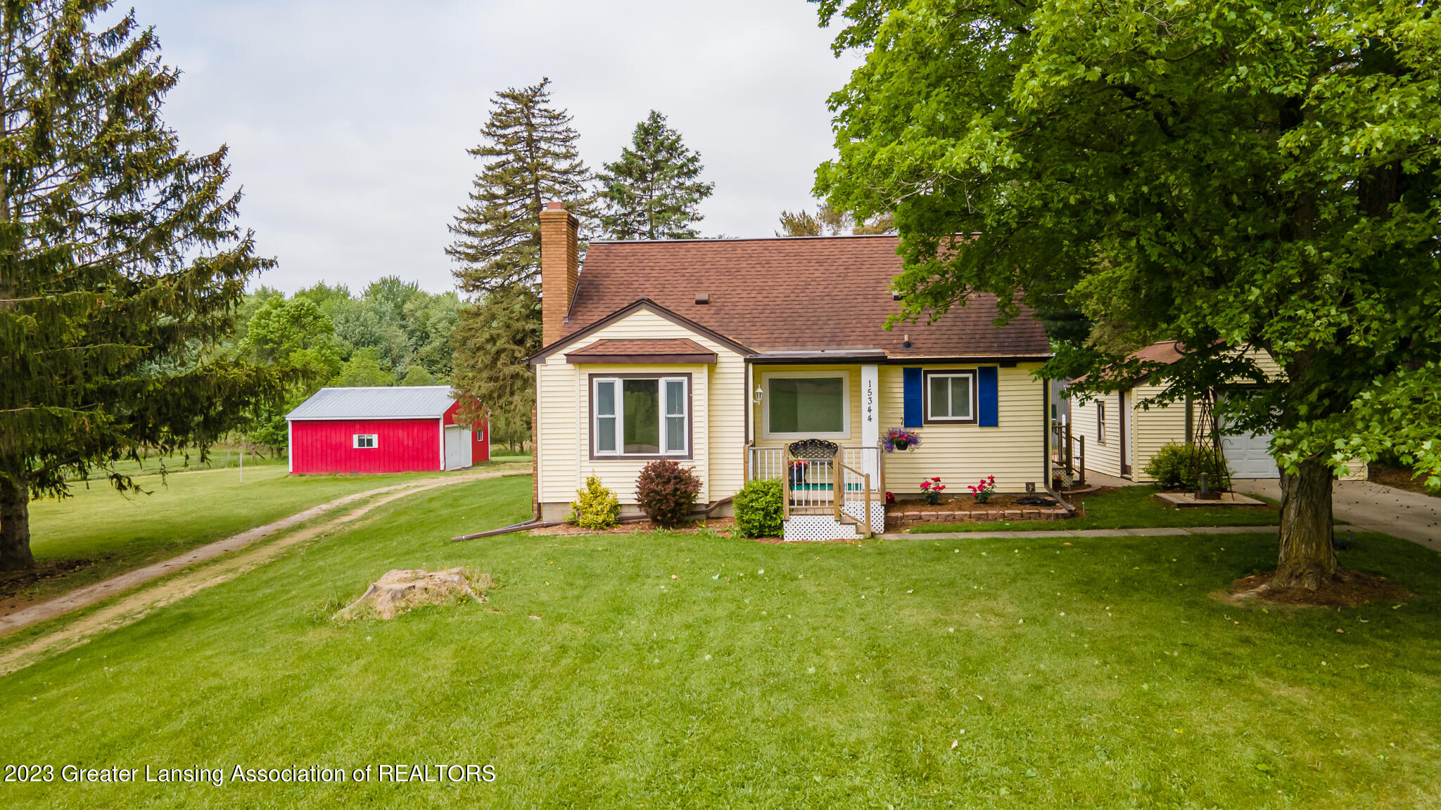 15344 South Lowell Road Lansing, MI 48906 - Photo 1 of 27 Front Exterior of Home