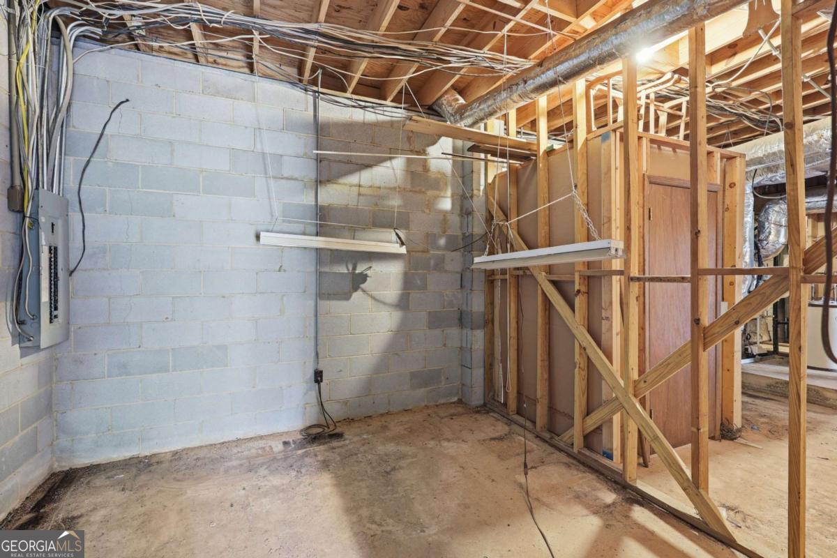 508 Providence Road Statham, GA 30666 - Photo 35 of 39 a view of a room with wooden walls