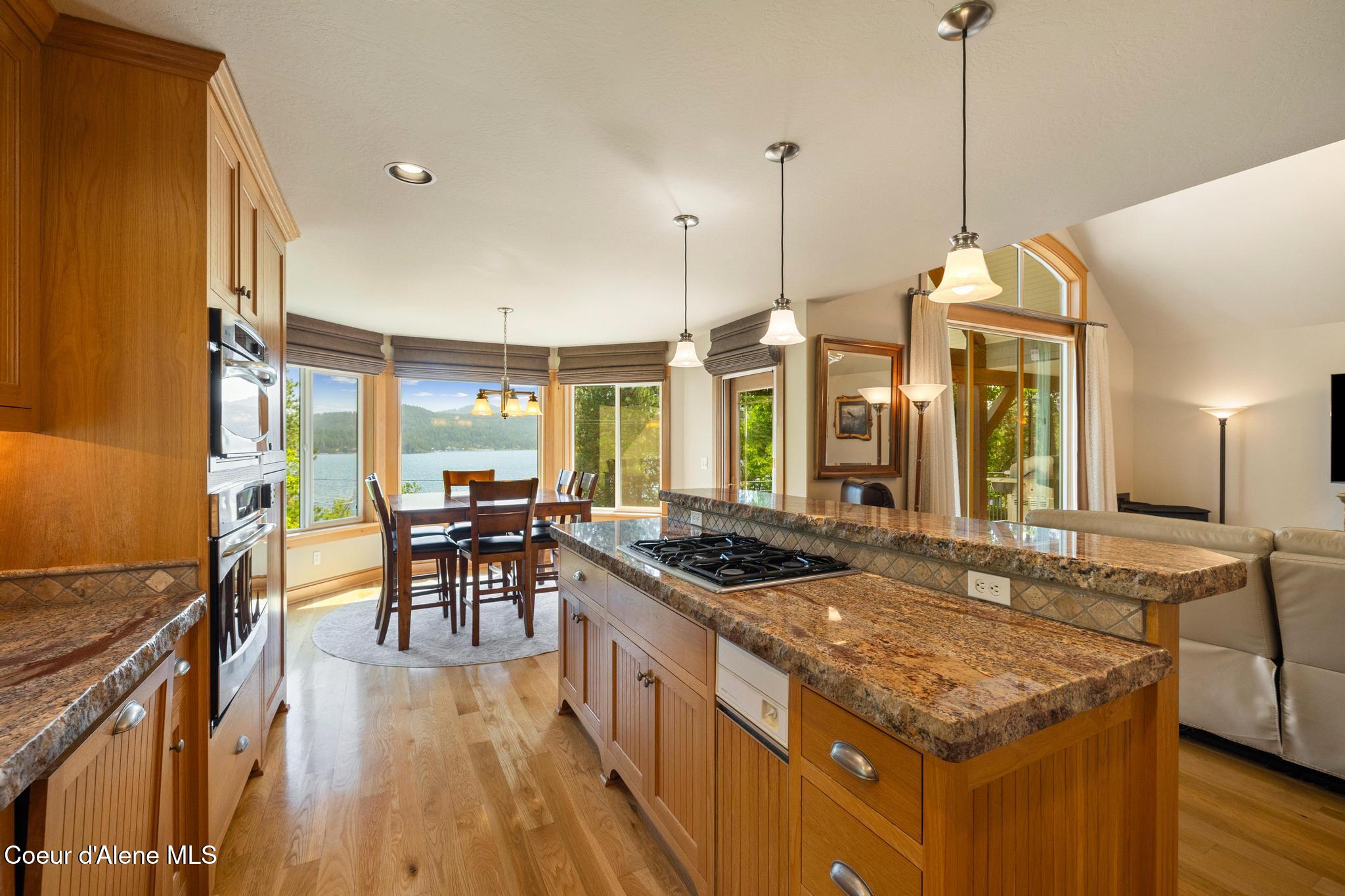 4459 East O'Gara Road Harrison, ID 83833 - Photo 16 of 47 Kitchen- Lake Views