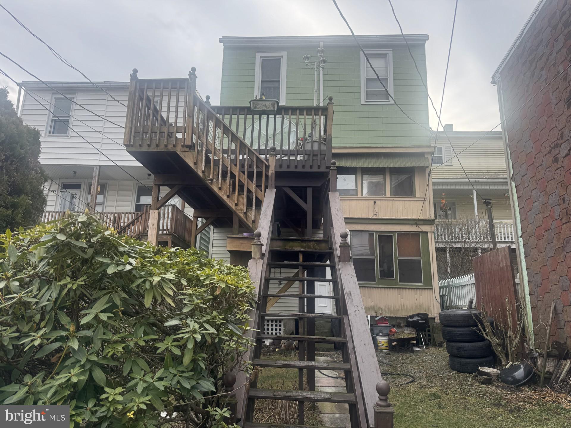 1233 Walnut Street Ashland, PA 17921 - Photo 29 of 30 a front view of a house with a balcony