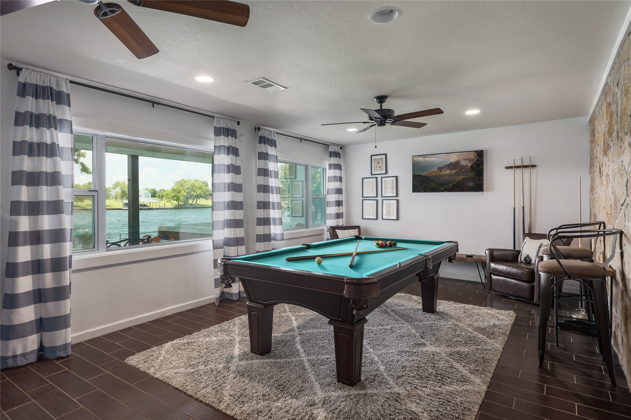 525 Ellen Williams Loop Kingsland, TX 78639 - Photo 13 of 36 a room with furniture pool table and flat screen tv