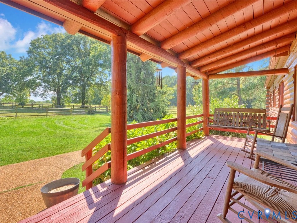 12309 Pinhook Road Rockville, VA 23146 - Photo 19 of 50 Charming covered front porch with classic log post