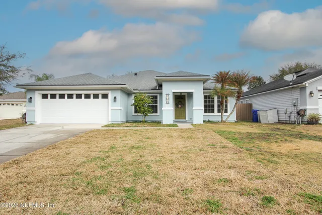 a big room with yard