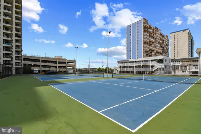 a view of a tennis court