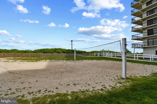 a view of a lake with a beach