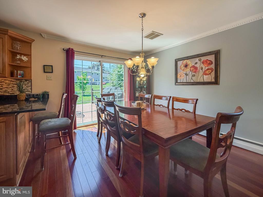925 Big Oak Road Yardley, PA 19067 - Photo 13 of 51 a view of a dining room with furniture window and wooden floor