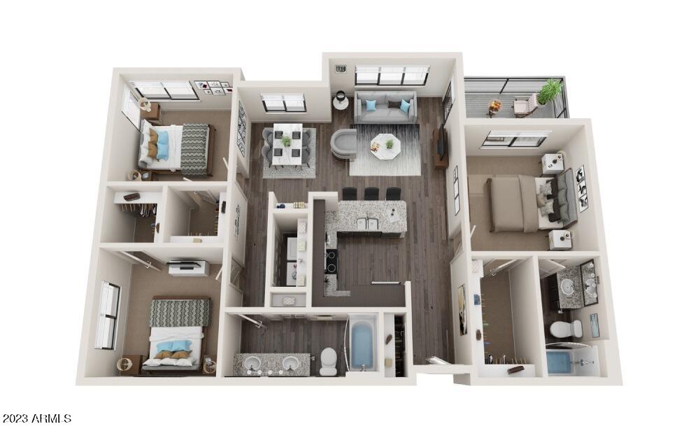 3993 North 3rd Avenue, Unit C1 Phoenix, AZ 85013 - Photo 15 of 15 3 Br