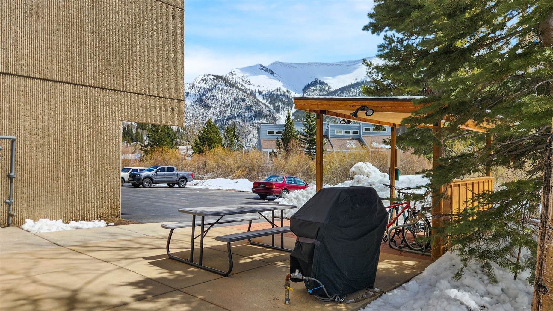 88 Guller Road, Unit 206 Frisco, CO 80443 - Photo 28 of 32 Picnic, BBQ area and bike storage.