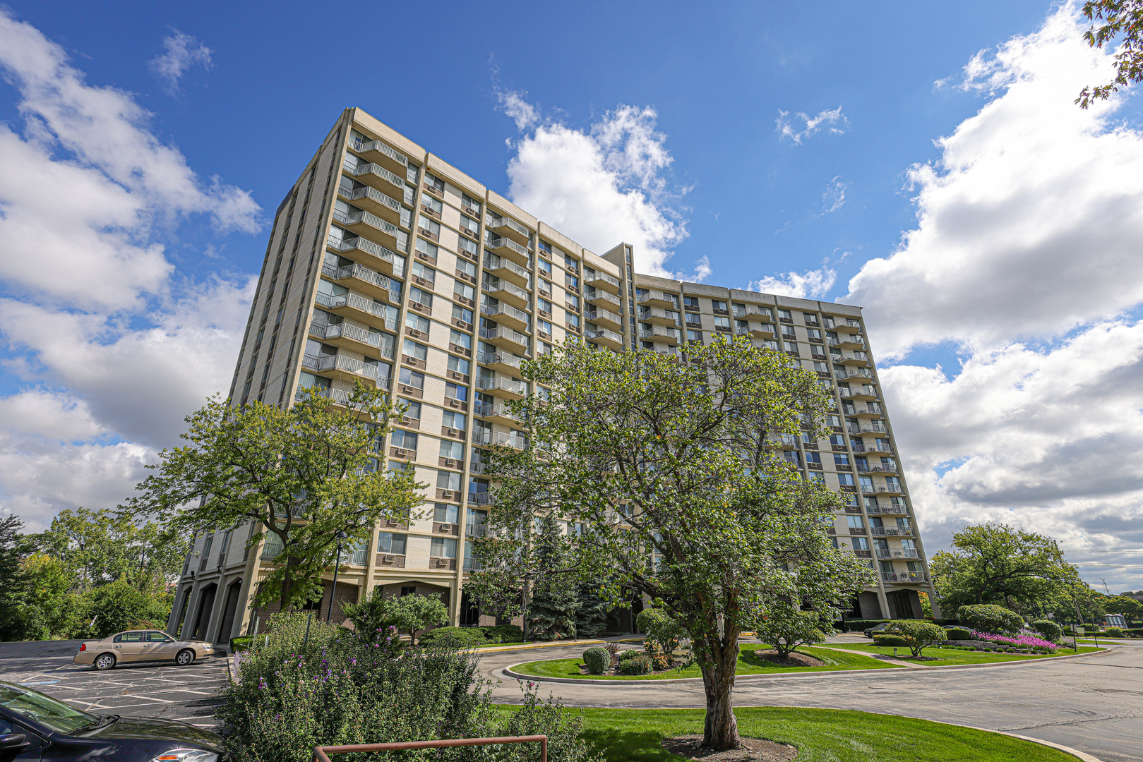 a view of a large building