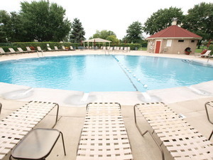 40 North Tower Road, Unit 1E Oak Brook, IL 60523 - Photo 14 of 15 a view of swimming pool with outdoor seating