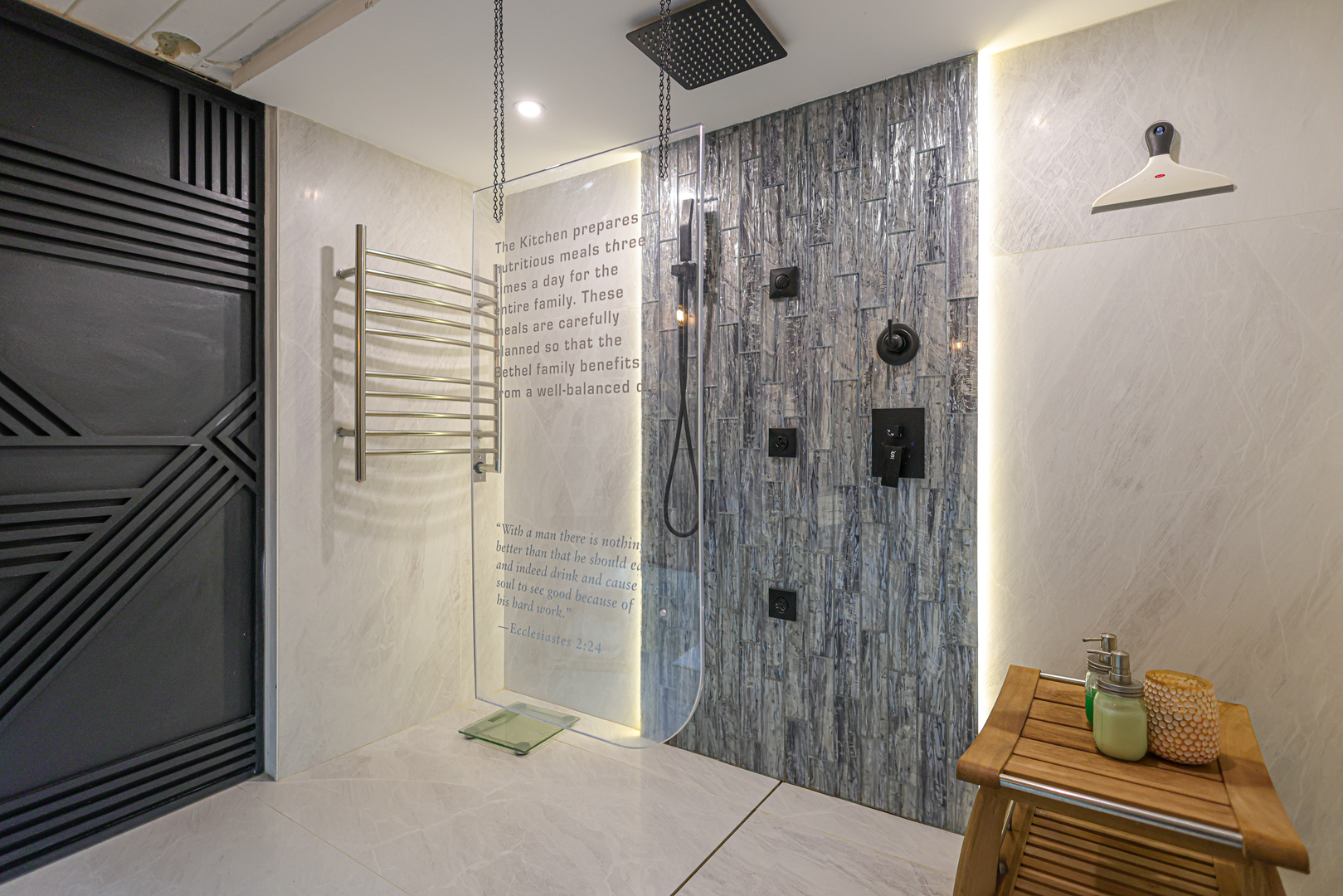 40 North Tower Road, Unit 1E Oak Brook, IL 60523 - Photo 7 of 15 a bathroom with a shower and a sink