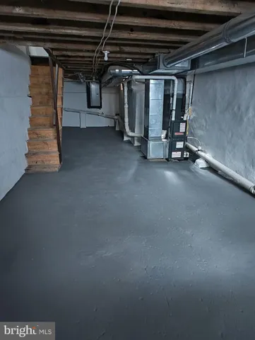 a view of room with stairs