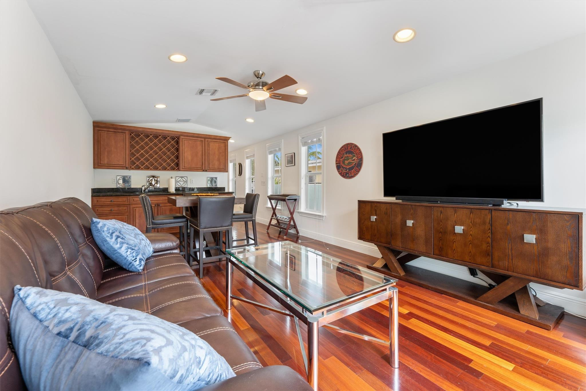 950 Southwest 7th Street, Unit 950 Fort Lauderdale, FL 33315 - Photo 29 of 42 a living room with furniture and a flat screen tv