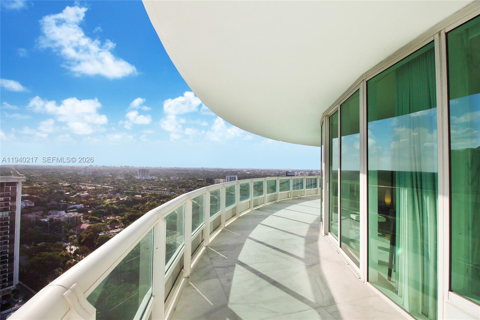 1643 Brickell Avenue, Unit 2902 Miami, FL 33129 - Photo 27 of 32 a view of balcony with furniture