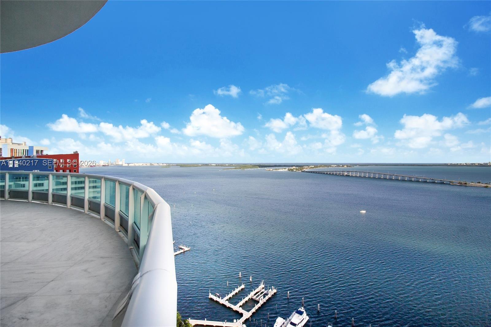 1643 Brickell Avenue, Unit 2902 Miami, FL 33129 - Photo 31 of 32 a view of a balcony with an outdoor space