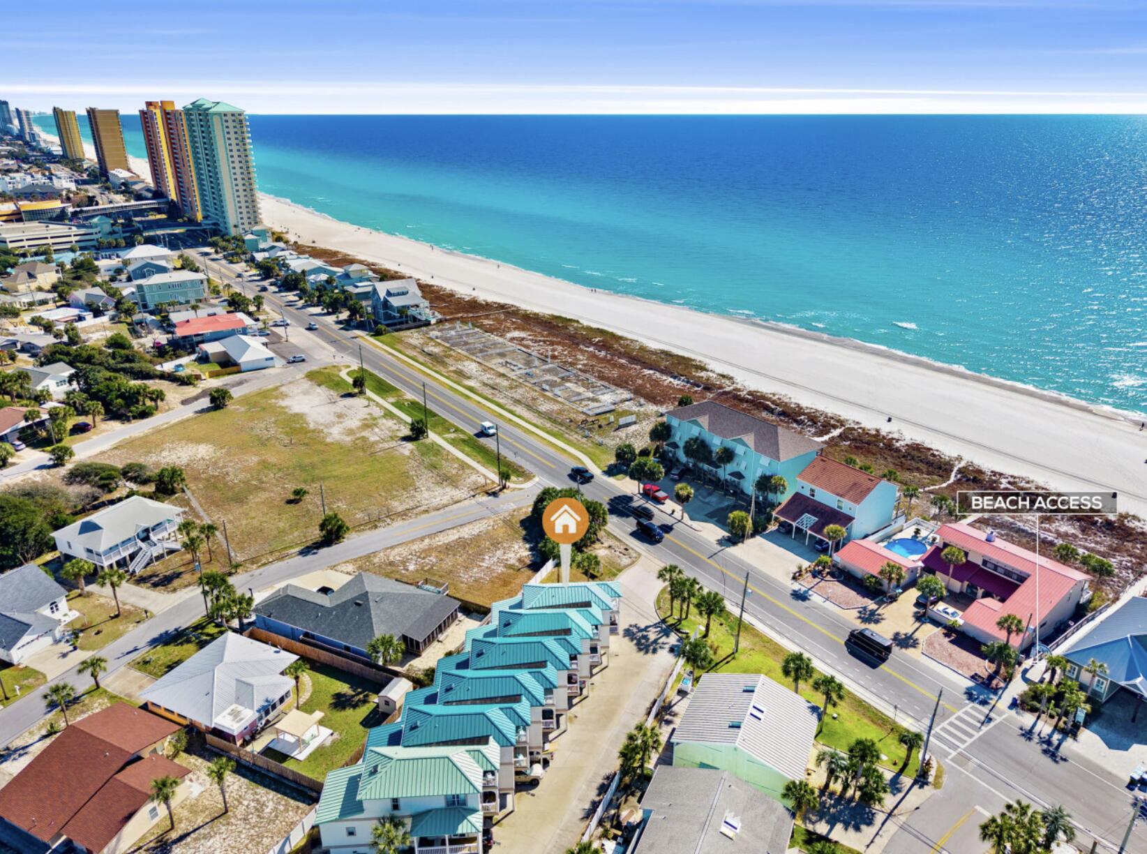17878 Front Beach Road, Unit A1 Panama City Beach, FL 32413 - Photo 37 of 42 an aerial view of a city