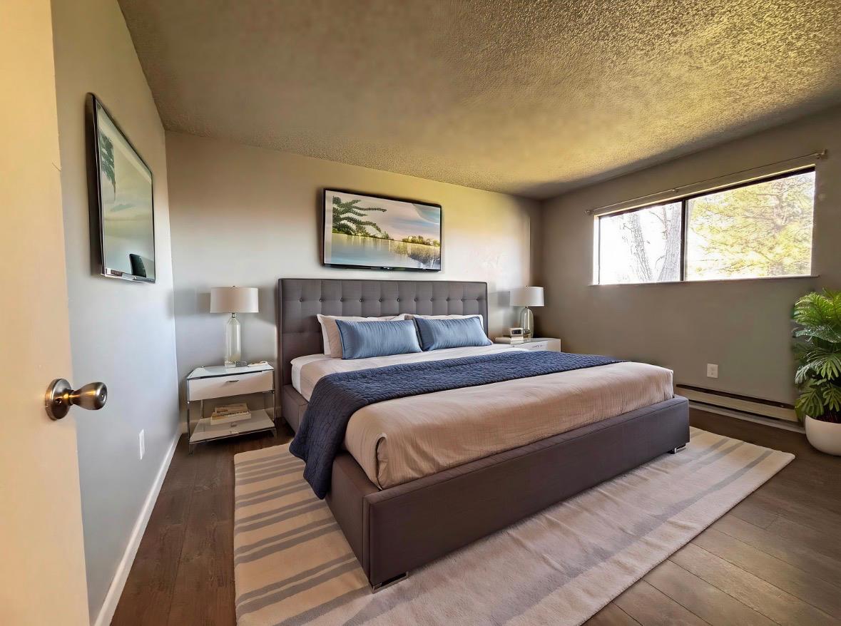 111 Patterson Avenue Loyalton, CA 96118 - Photo 26 of 45 a bedroom with a bed and a night stand