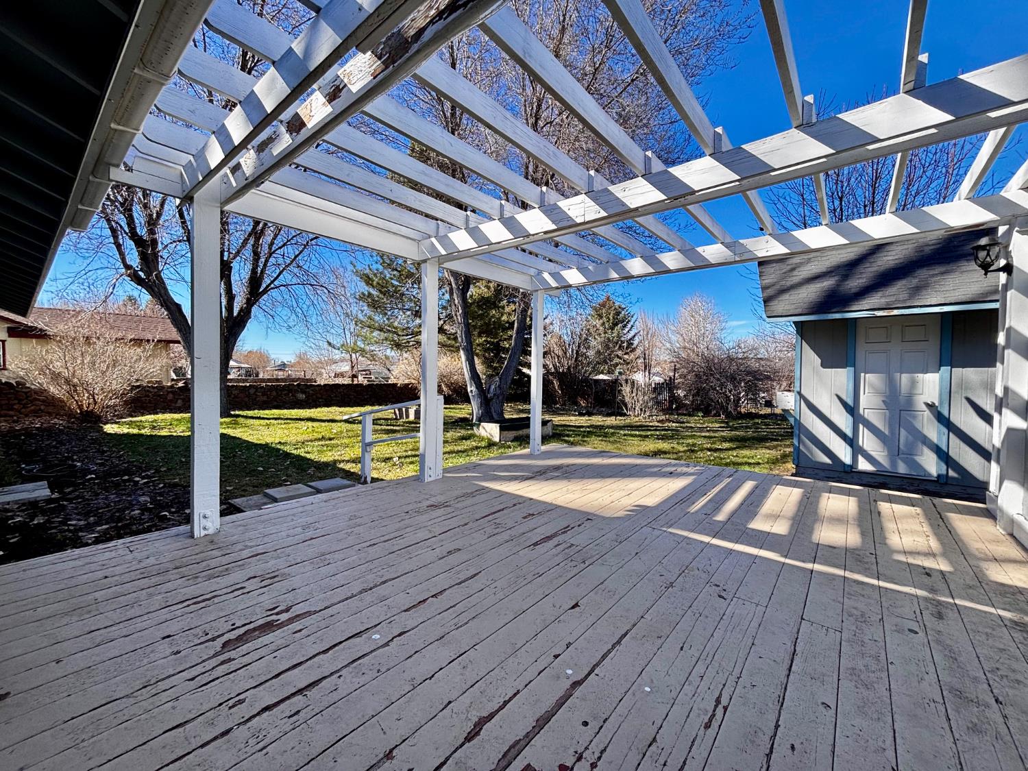 111 Patterson Avenue Loyalton, CA 96118 - Photo 37 of 46 a view of outdoor space with wooden floor