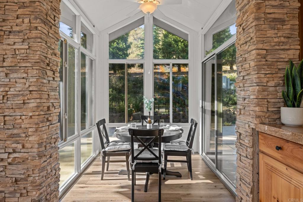 26380 San Felipe Road Warner Springs, CA 92086 - Photo 20 of 69 a dining room with furniture and windows