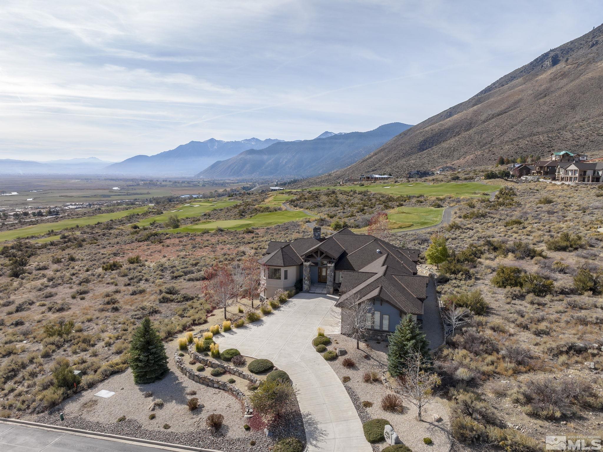 a view of lake and mountain