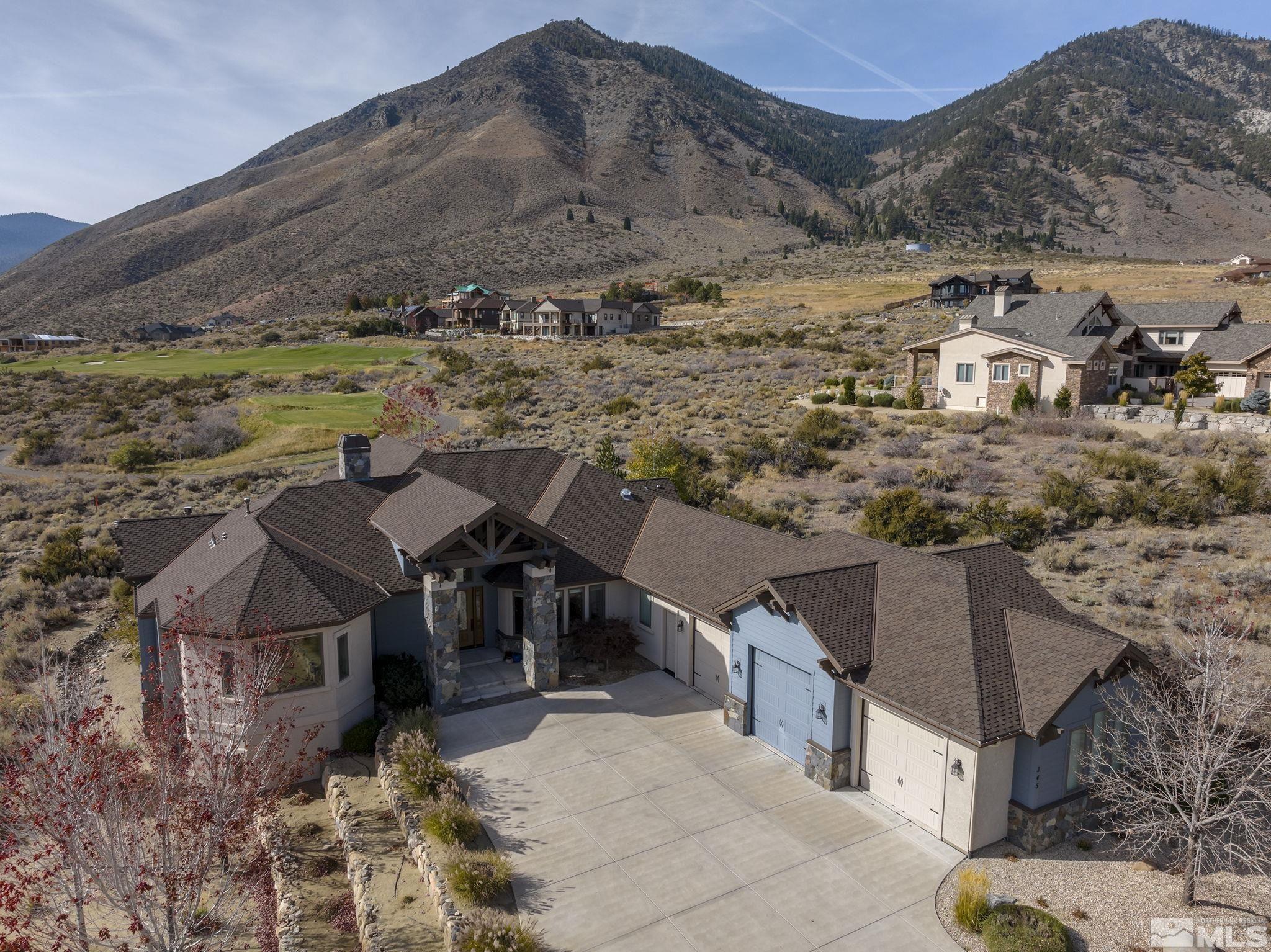345 James Canyon Loop Genoa, NV 89411 - Photo 8 of 40 a aerial view of a house