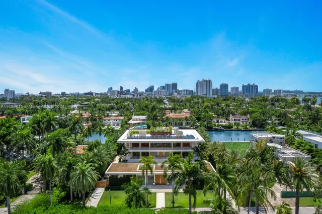 a view of a city with tall buildings in the background