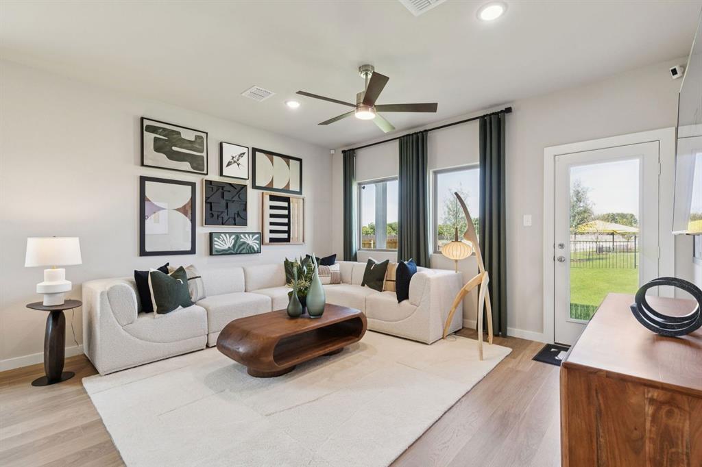 8361 Kingfisher Road Pilot Point, TX 76258 - Photo 8 of 28 Living Room in the Magnolia home plan by Trophy Signature Homes – REPRESENTATIVE PHOTO
