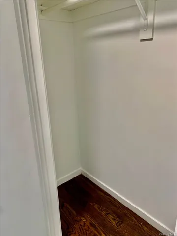 a small space with wooden floor