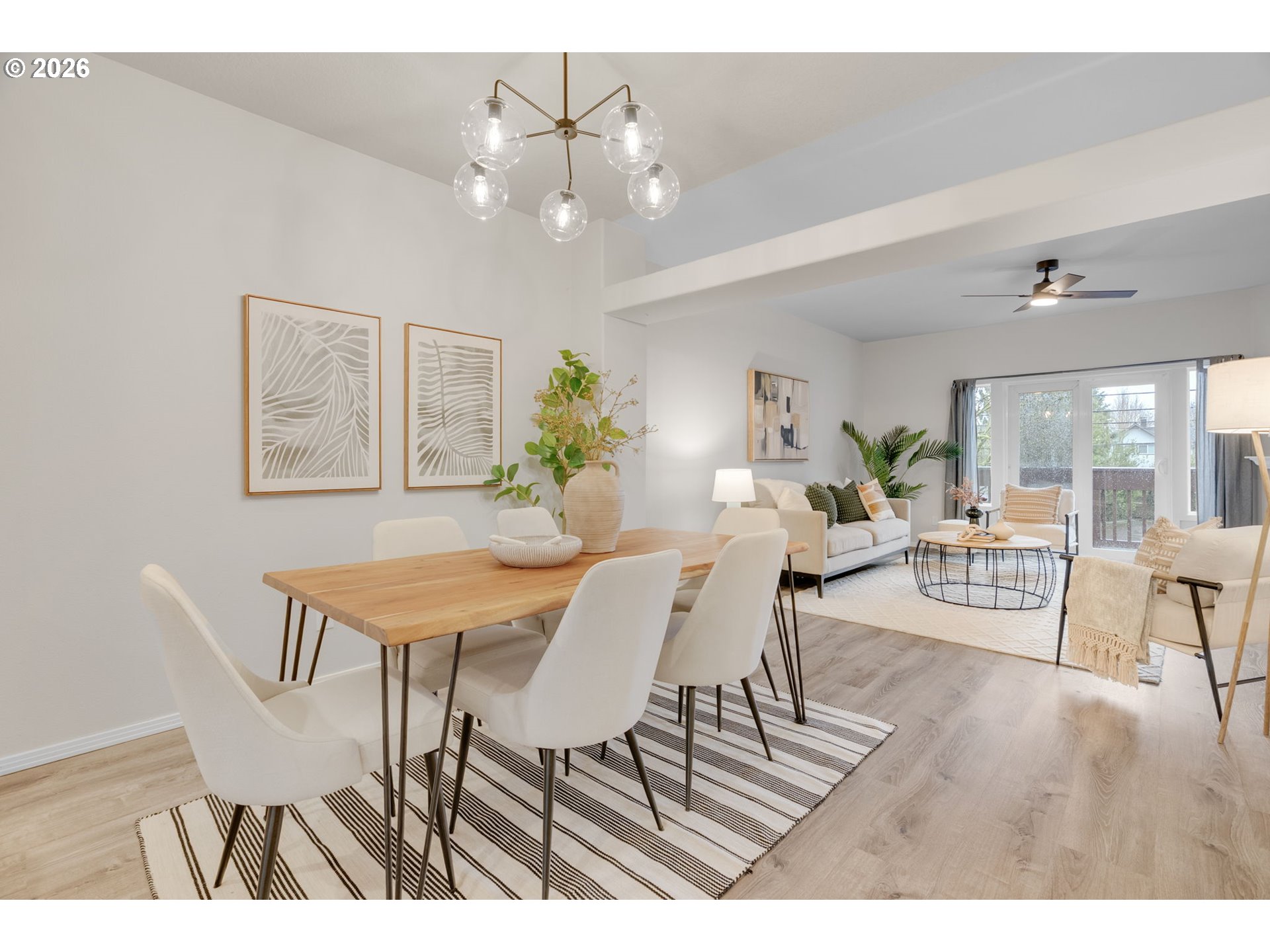 435 Northeast Cook Street Portland, OR 97212 - Photo 11 of 32 a view of a dining room with furniture and wooden floor